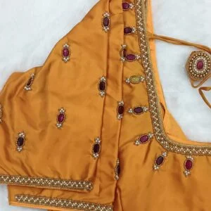 Aari work bridal blouse -design 18