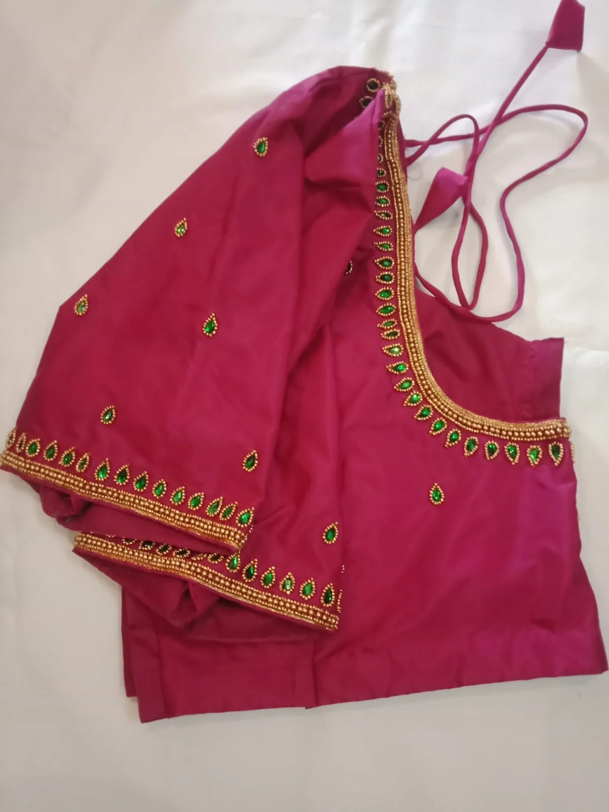 Simple Hand Work Blouse Designs Simple Maggam Maggam Work Blouse